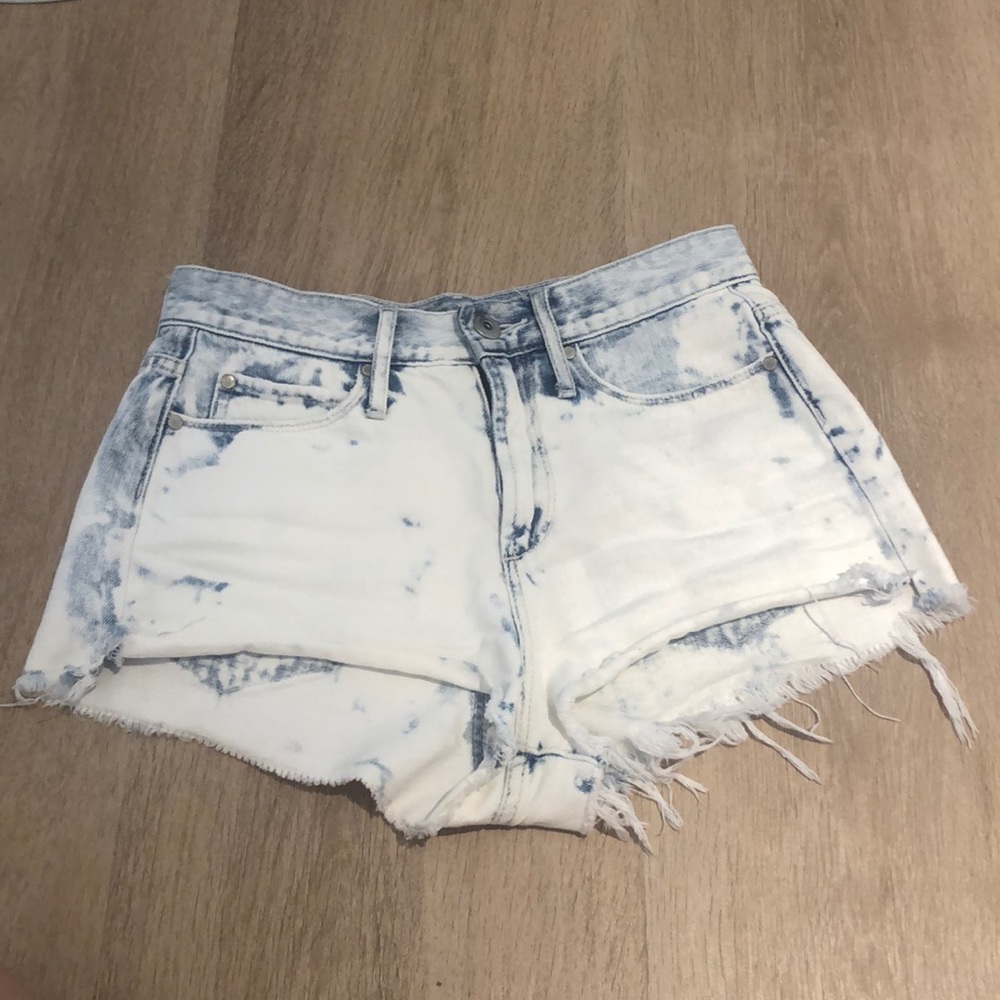 Tie-Dye Jean Shorts